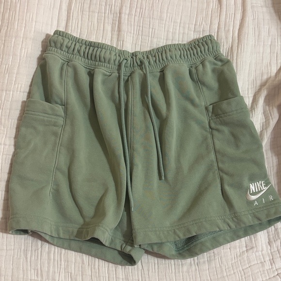 Nike Air Women's Olive Shorts - Picture 1 of 3